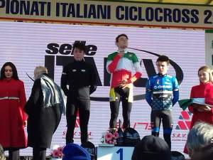 Jakub Dorigoni con la maglia tricolore di Campione Italiano